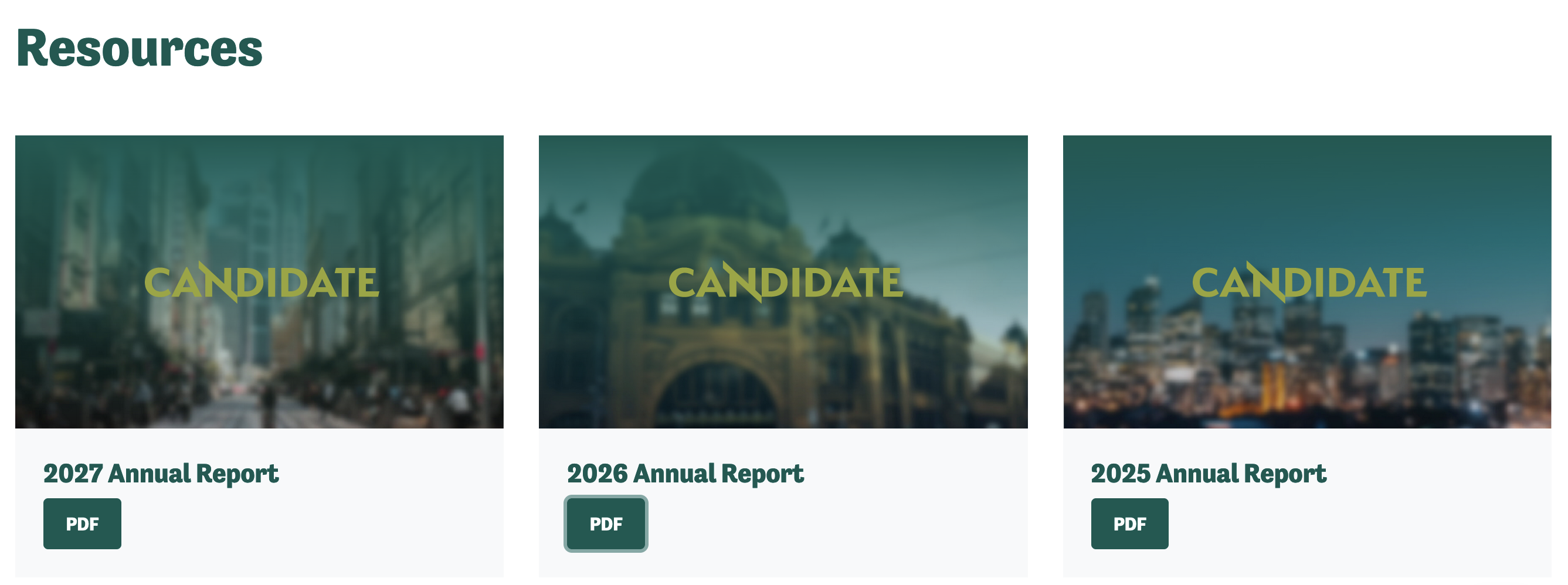 PDF Gallery or Resources Page Example